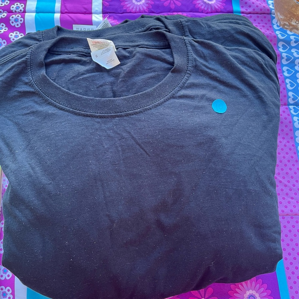 Fruit of the Loom Black Short Sleeve Tee